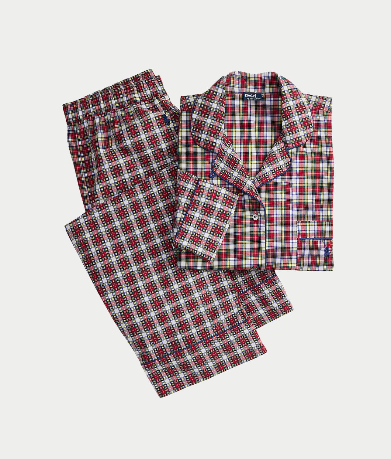 Madison Plaid Woven Twill Pajama Set thumbnail 2