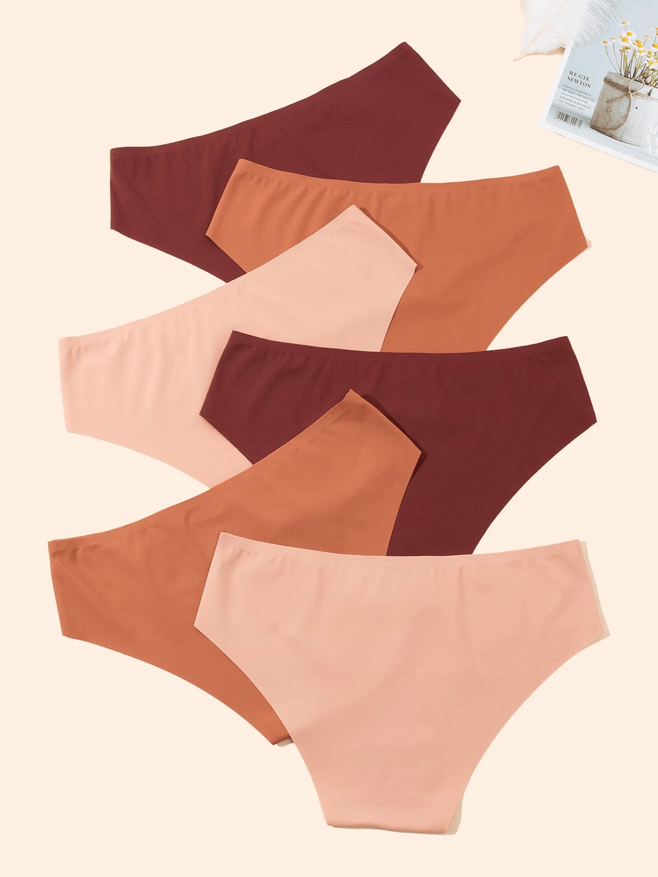 Women's  Ice Silk Yoga Fitness Exercise Comfortable Seamless Underwear Panties thumbnail 2