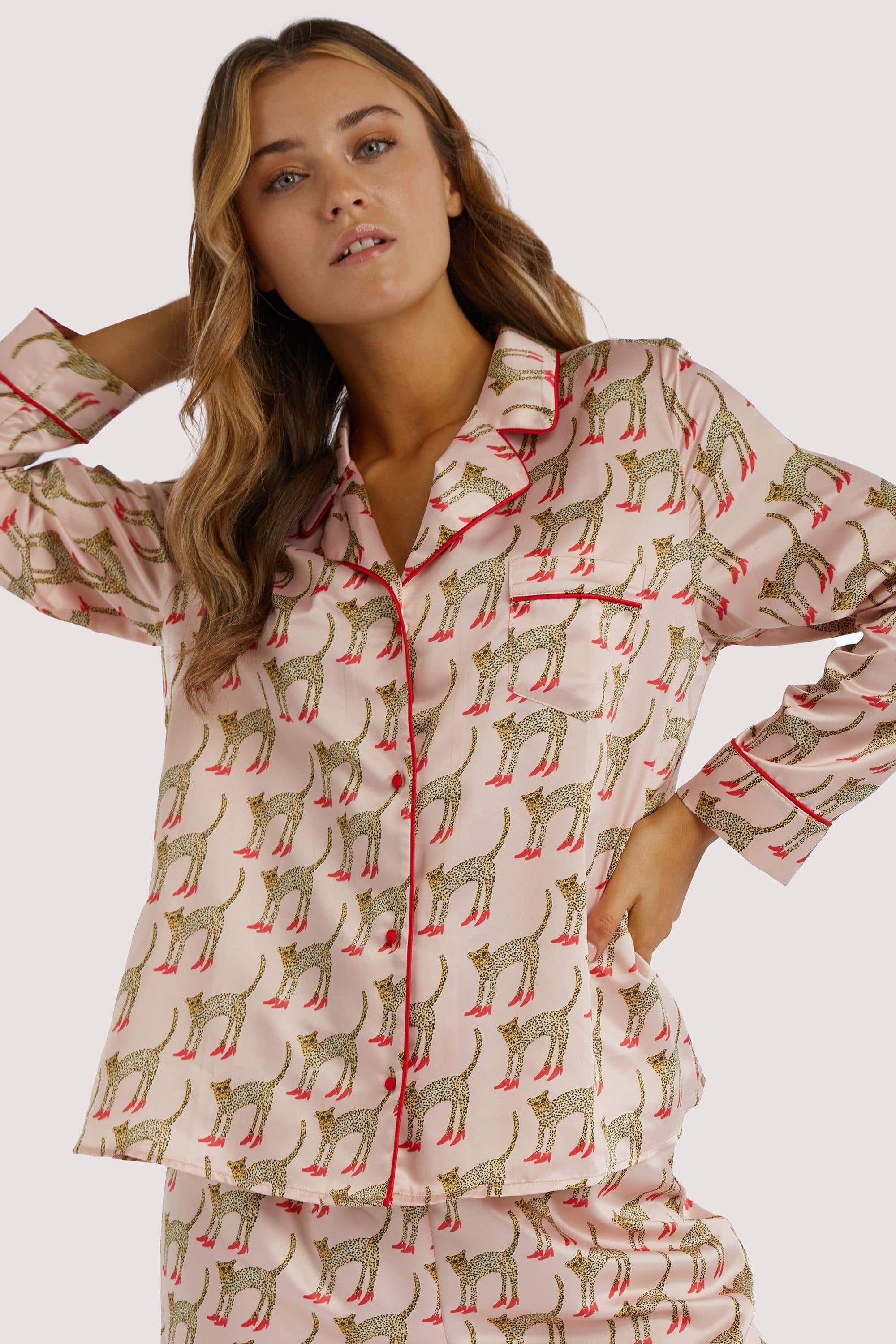 Bouffants Recycled Cheeta Long Sleeved Top