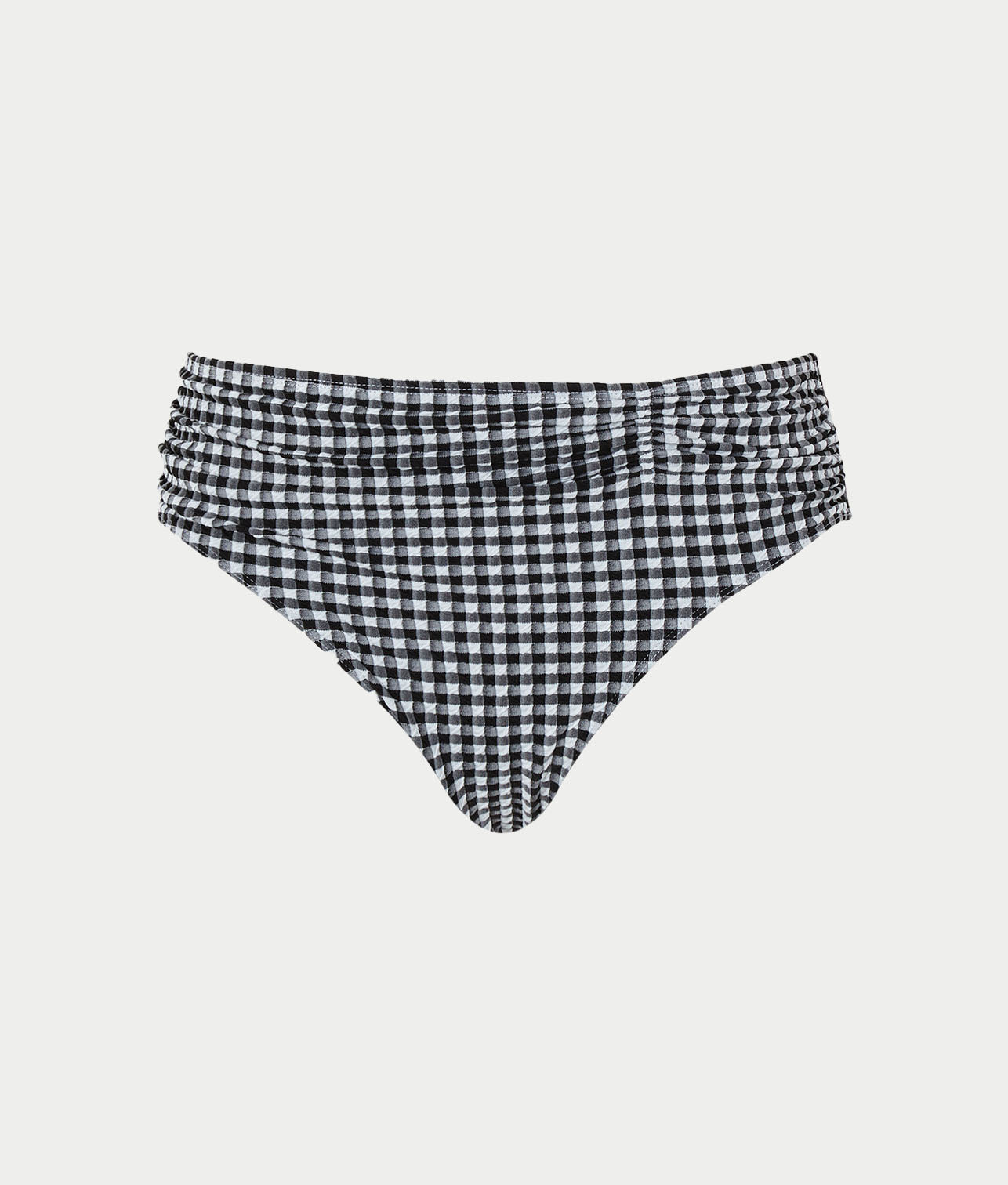 Gingham Midi Gather Bikini Bottom thumbnail 3