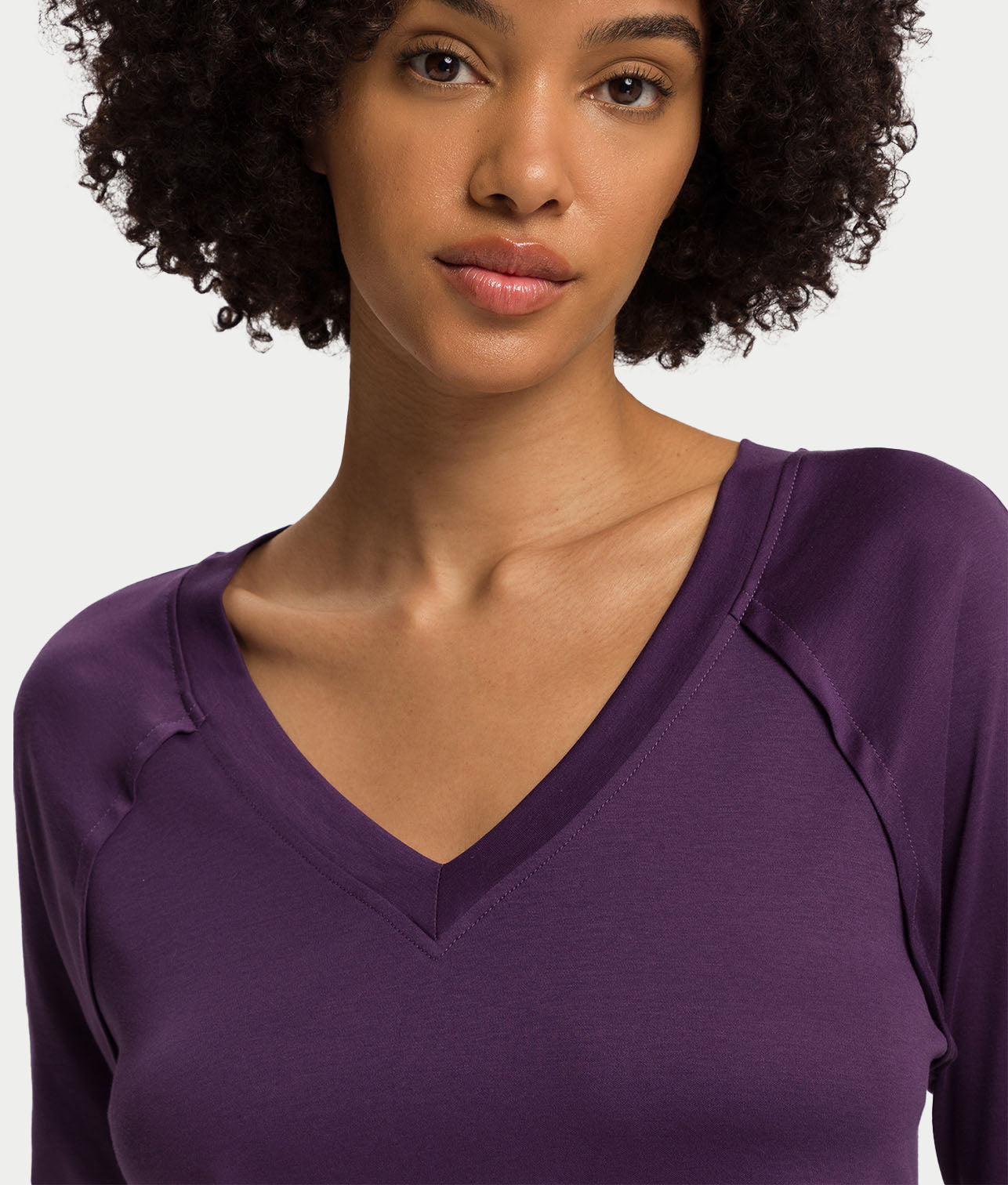 Pure Essence V-Neck Cotton Nightgown thumbnail 3