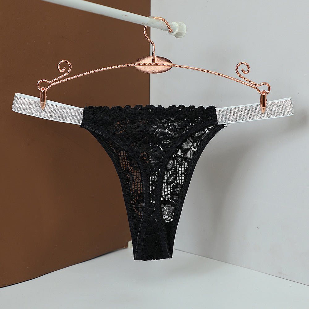 Women's Charming and Beautiful Mesh Fabric Thong Panties thumbnail 3