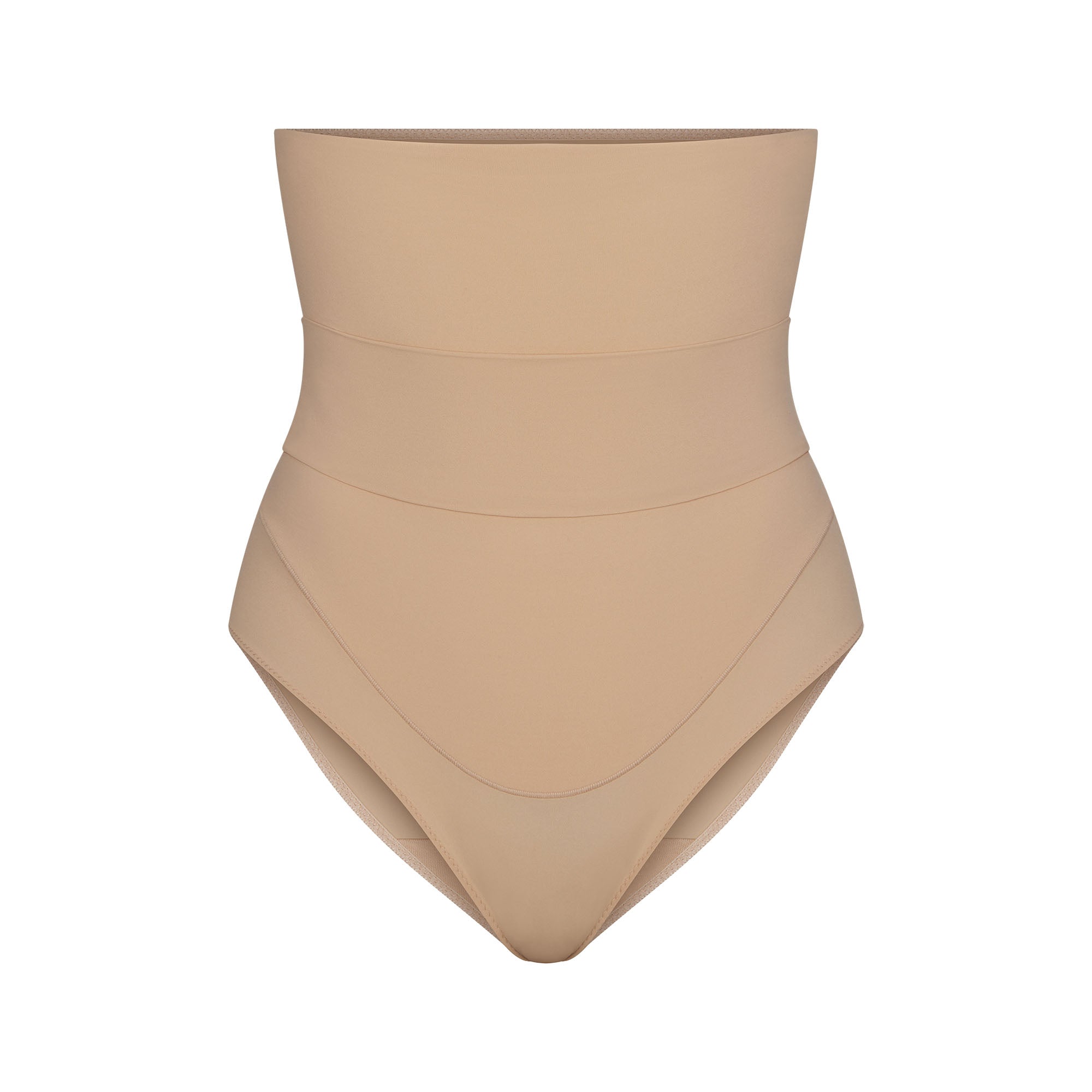 FITS EVERYBODY MATERNITY BANDED HIGH-WAISTED BRIEF | CLAY