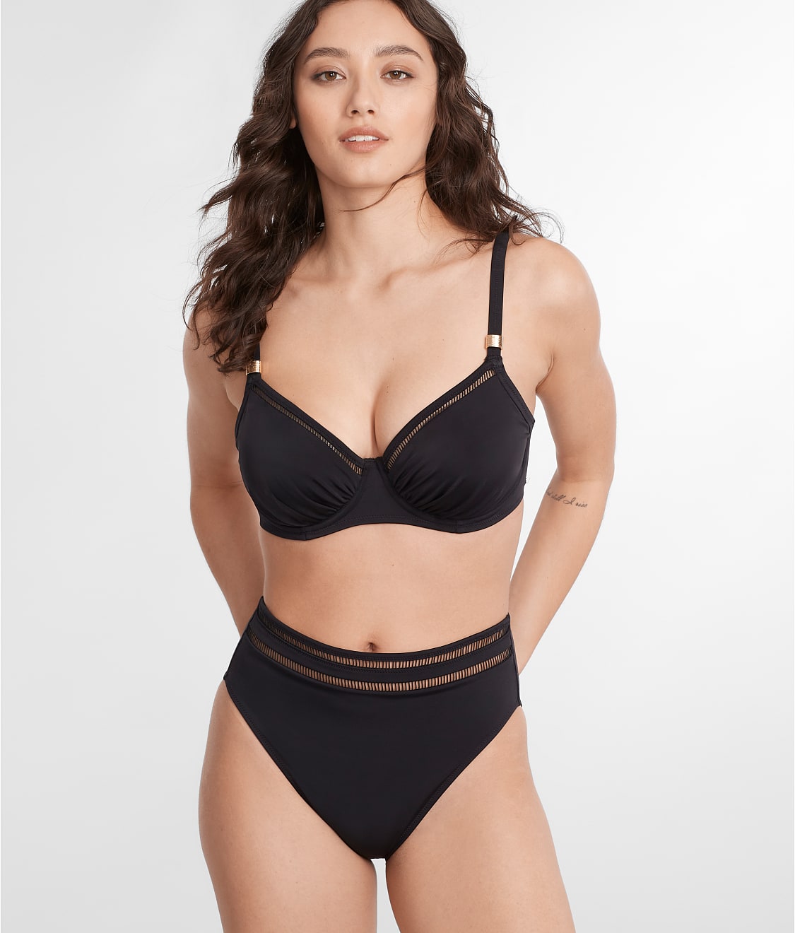 East Hampton High-Waist Bikini Bottom