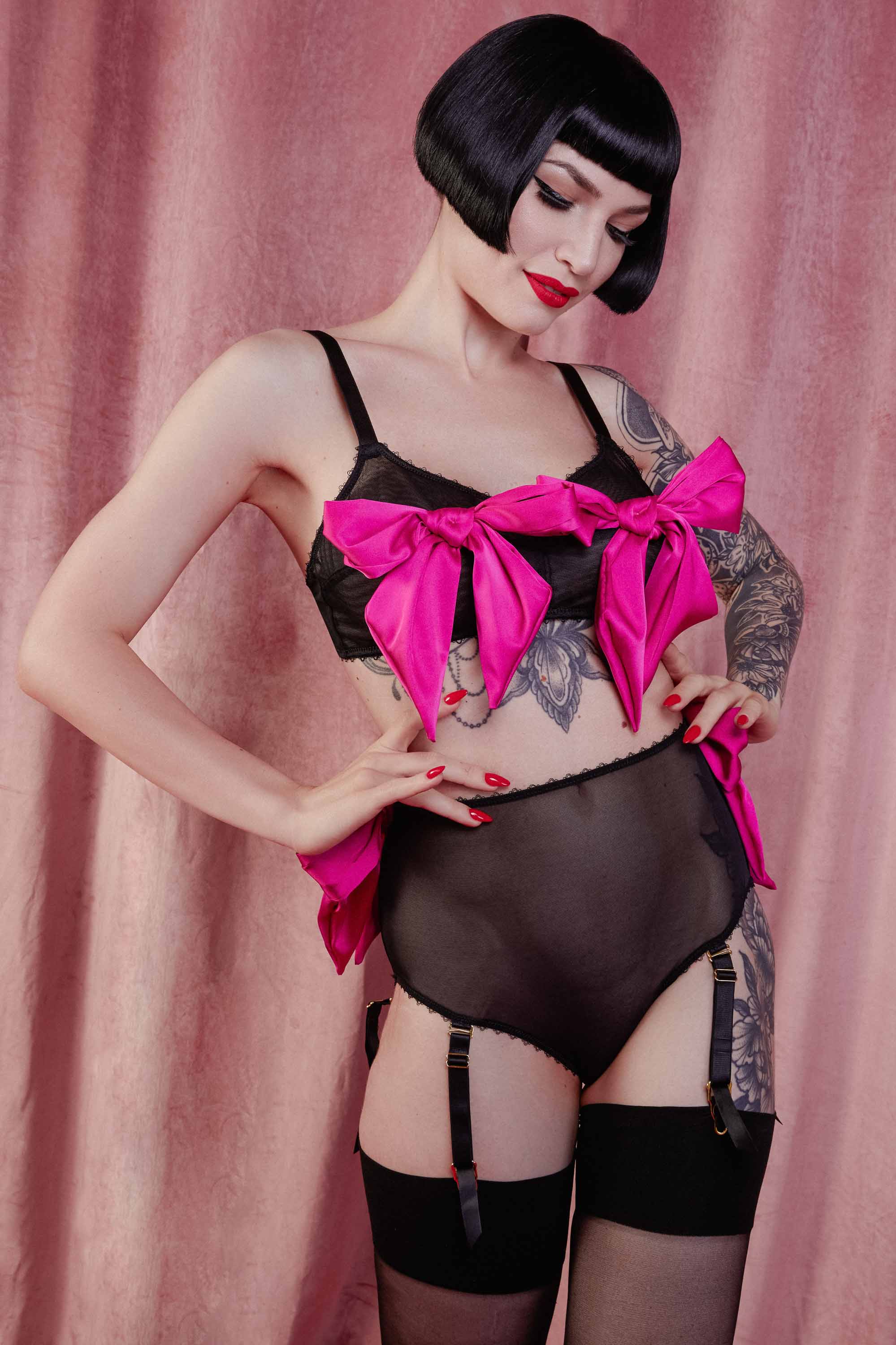 Dahlia Birthday Bow Wireless Bra thumbnail 2