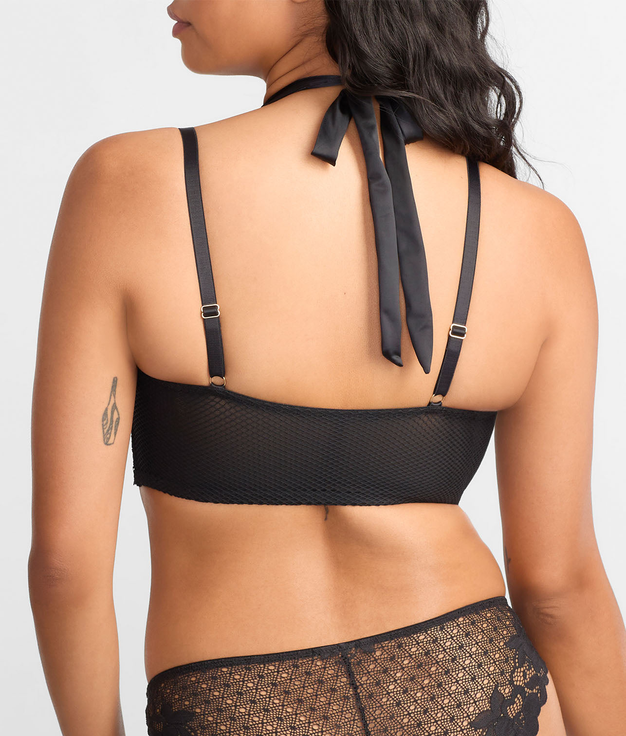 Suspense Lace-Up Front-Close Bra thumbnail 2