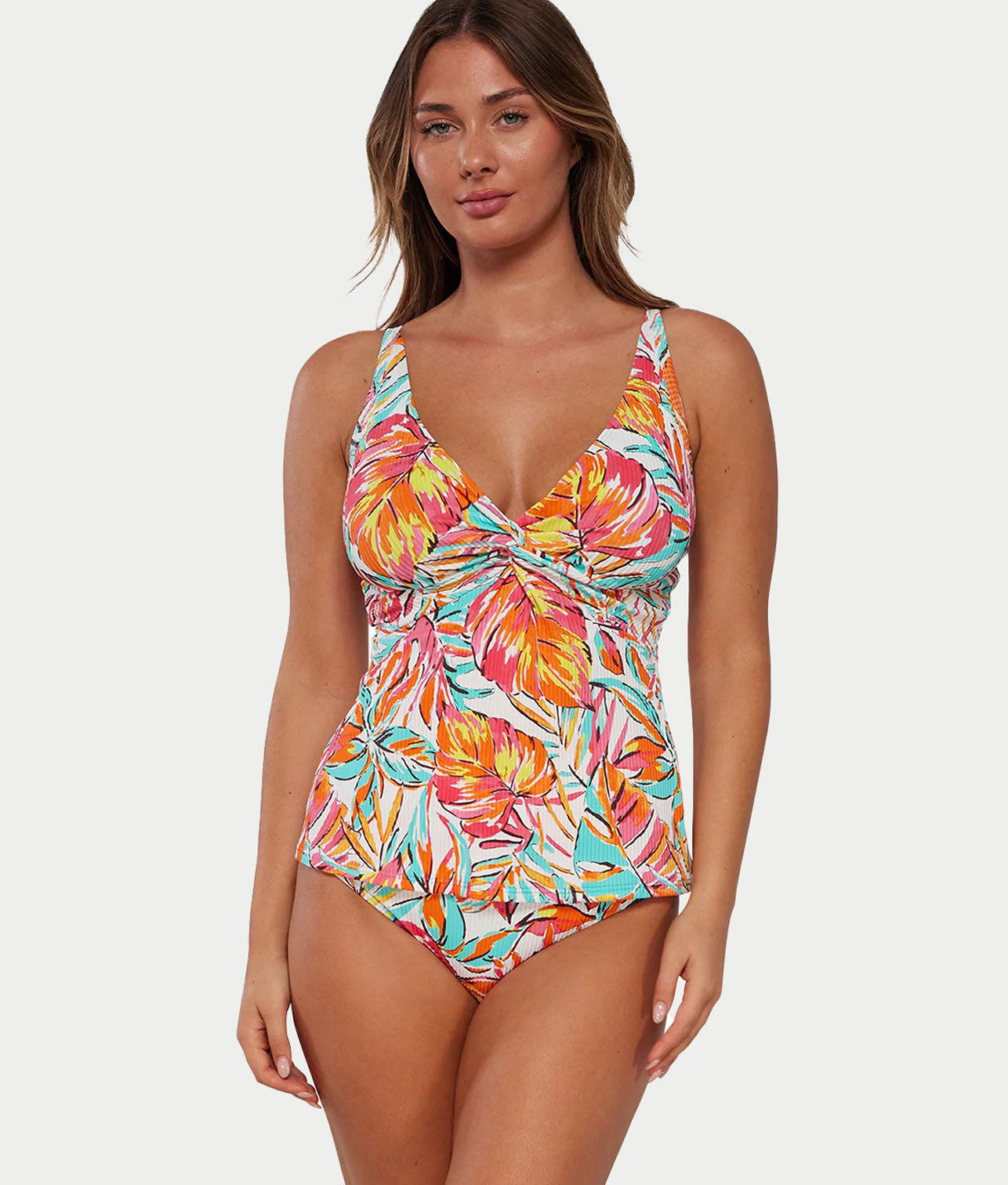 Printed Forever Underwire Tankini Top