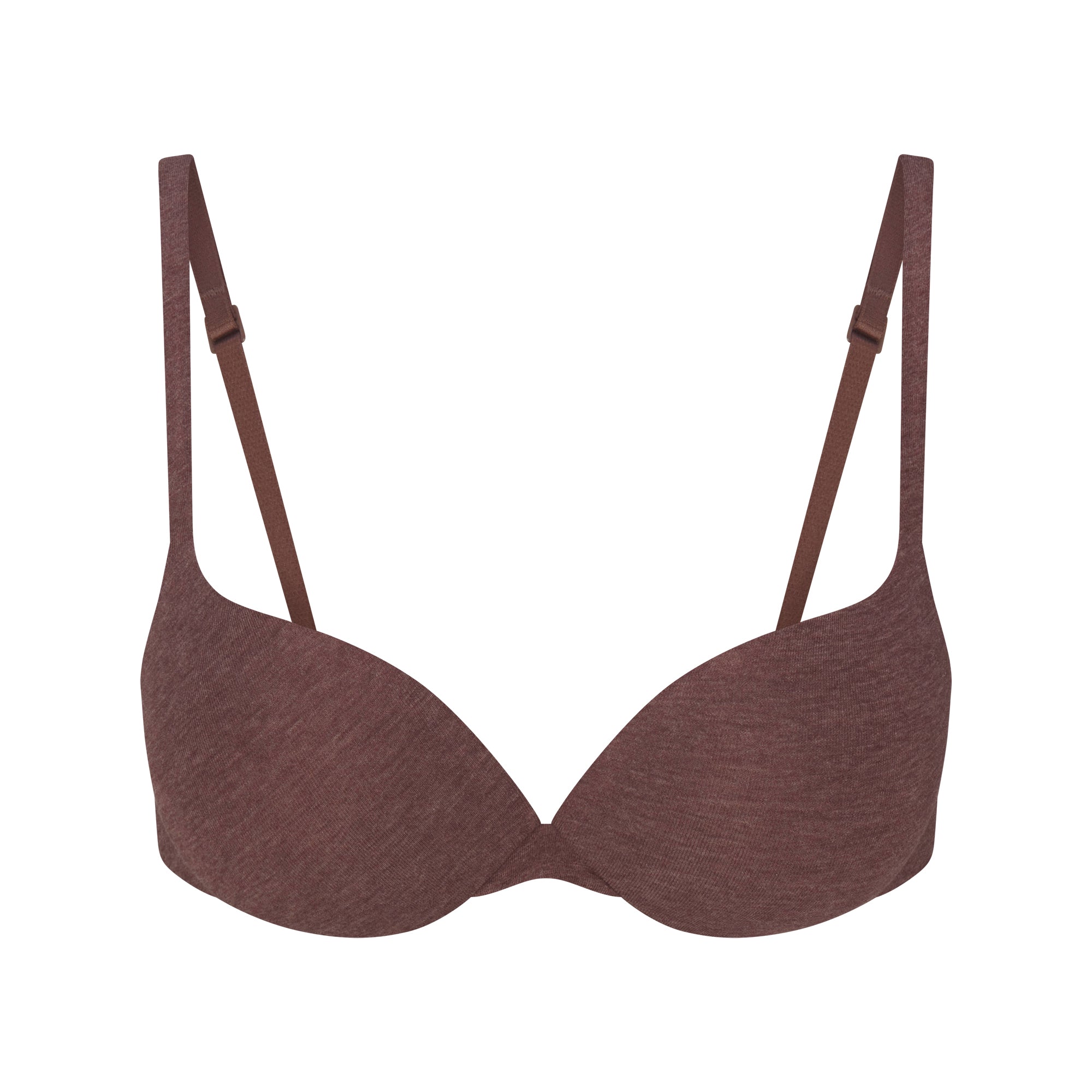 EVERYDAY COTTON ULTIMATE TEARDROP PUSH-UP BRA | COCOA HEATHER