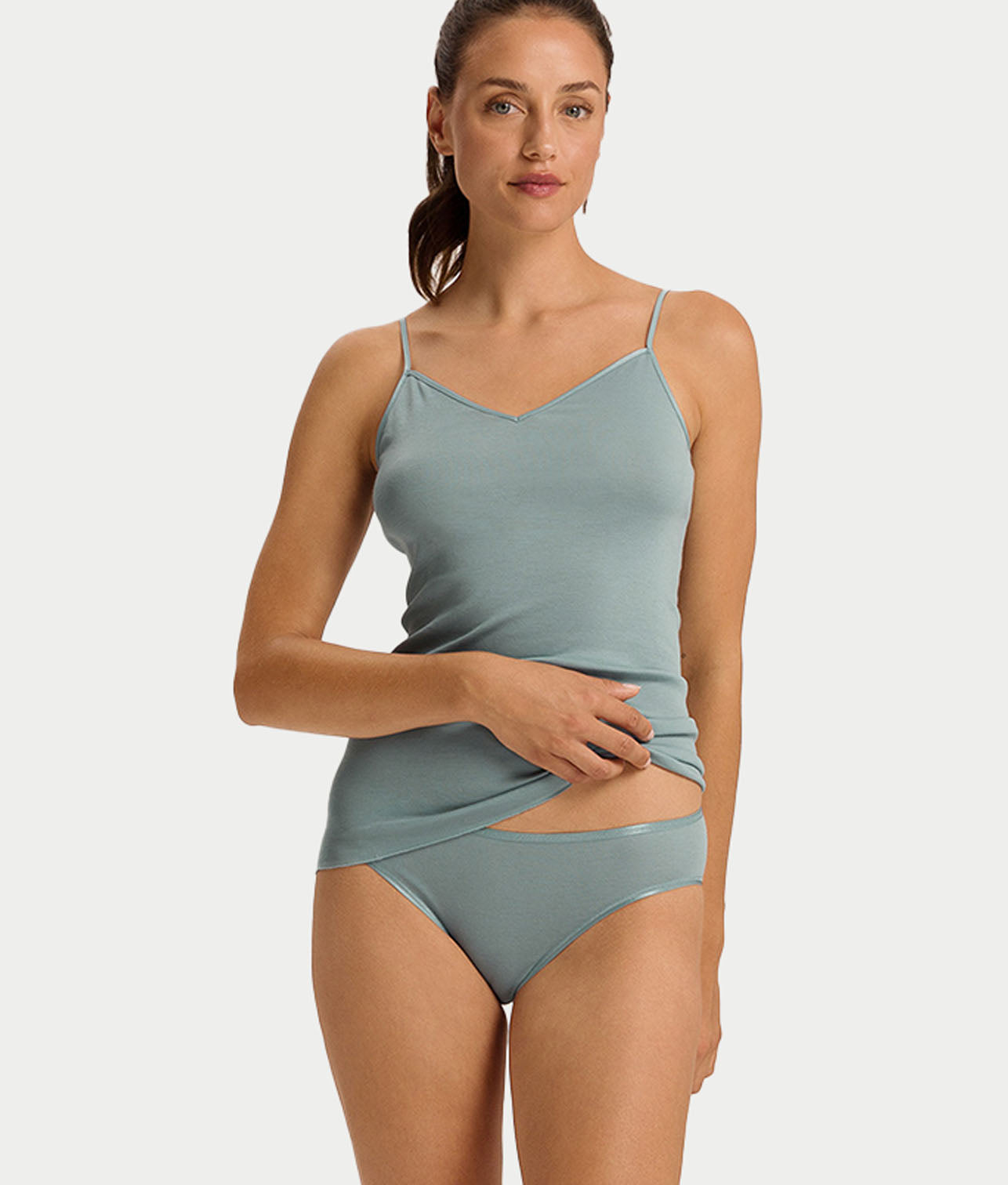Cotton Seamless Hi-Cut Brief