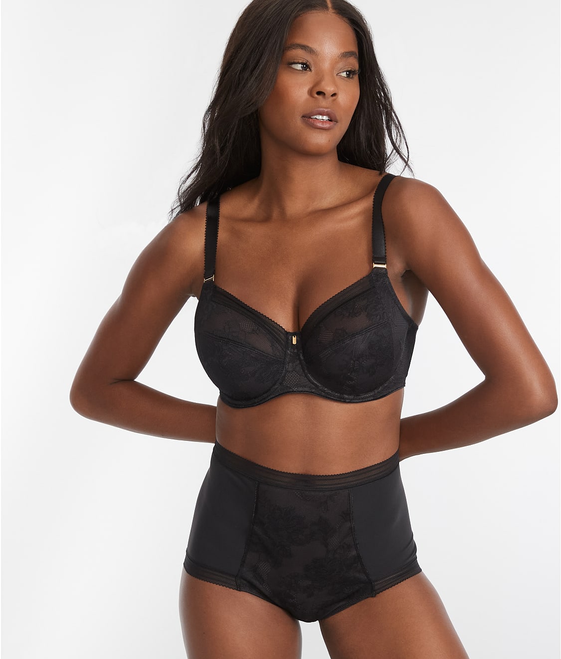 Fusion Lace High-Waist Brief