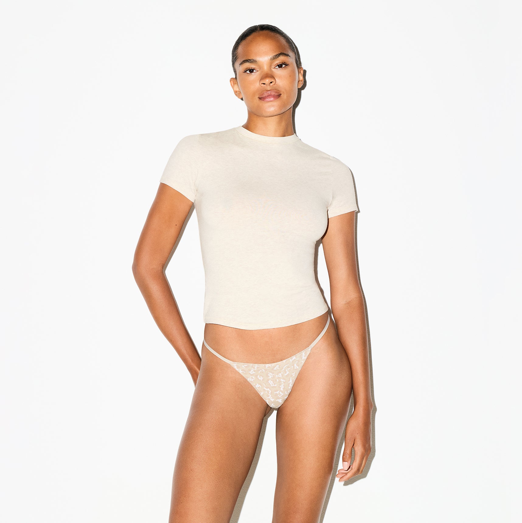 LIGHTWEIGHT COTTON STRING THONG | DELTA LEOPARD thumbnail 3