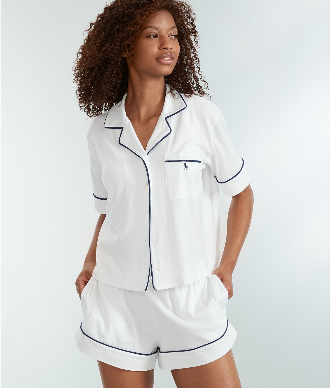 The Audrey Knit Pajama Short Set