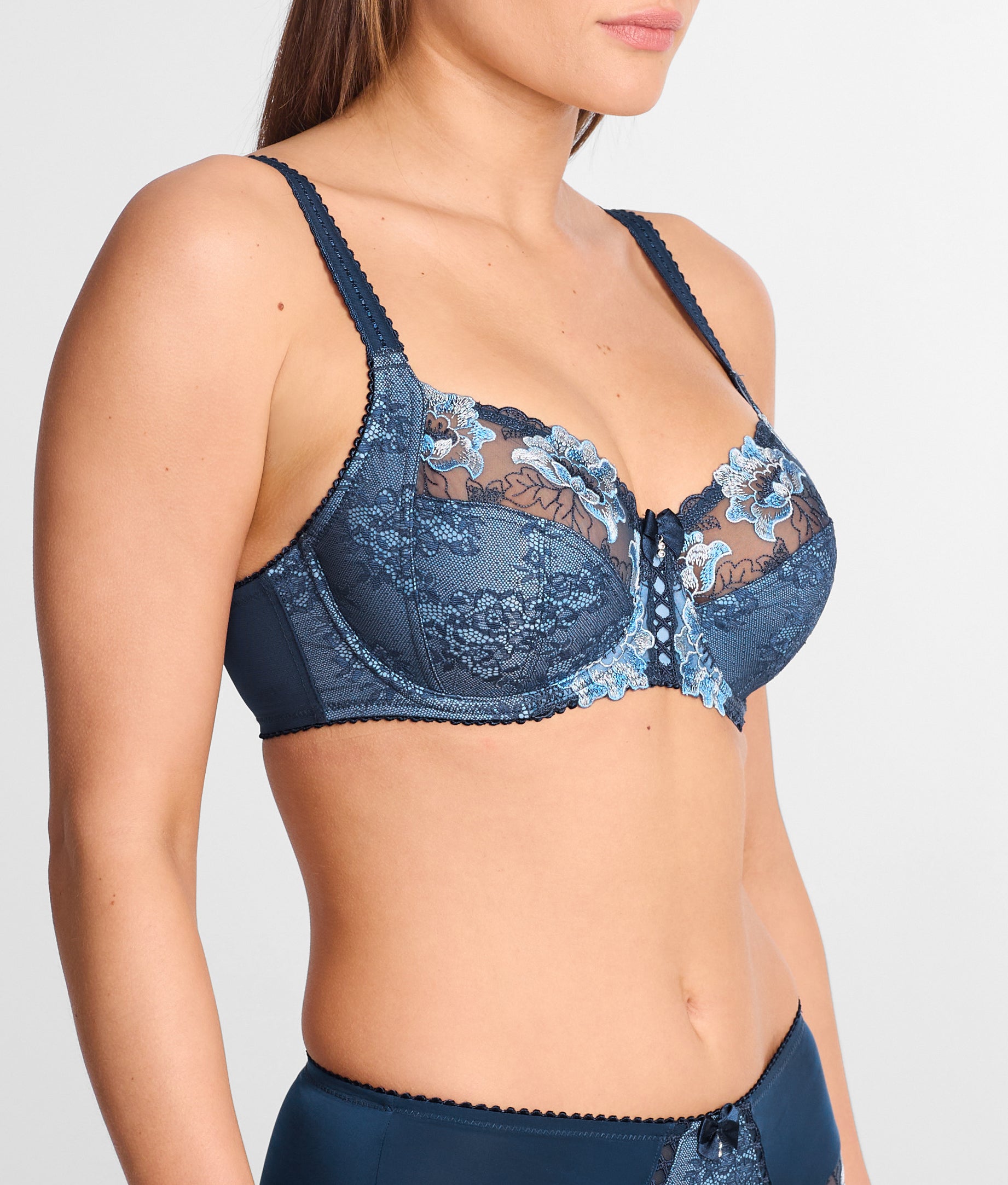 Sofia Embroidered Side Support Bra thumbnail 3