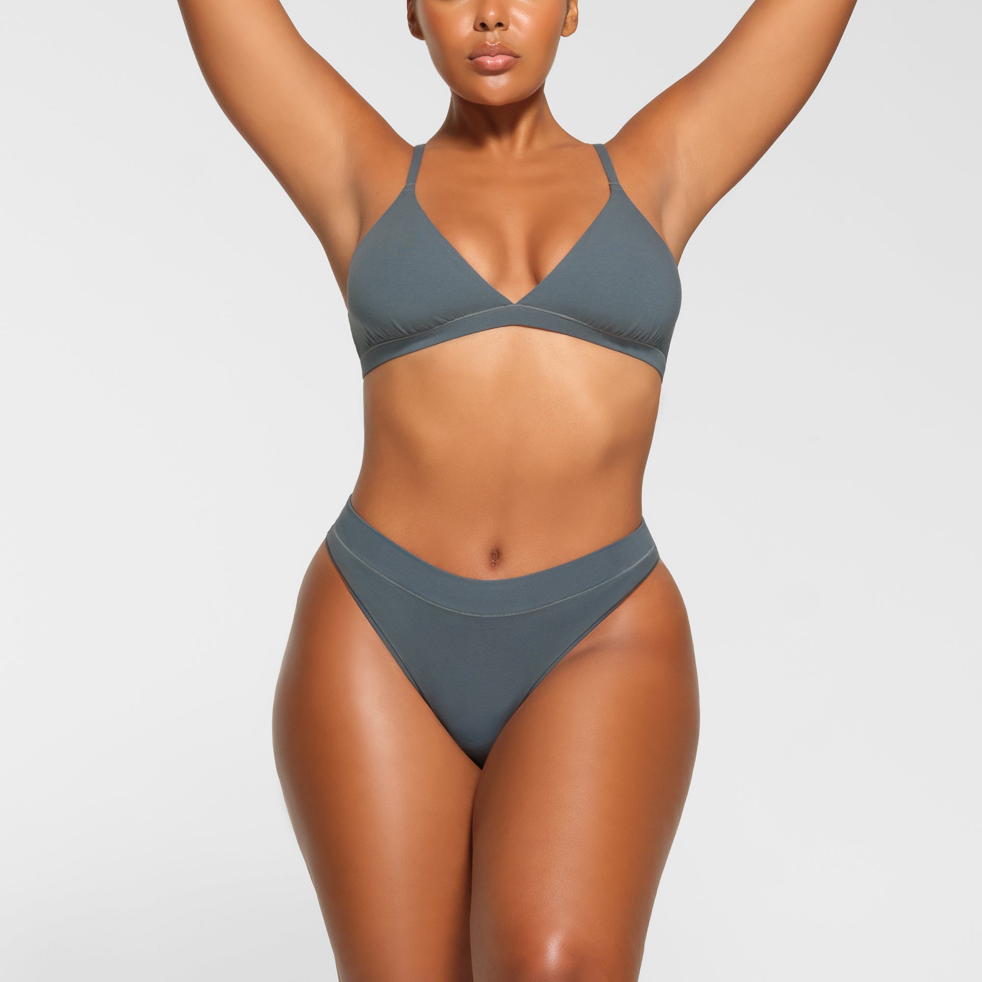 COTTON JERSEY CHEEKY TANGA | KYANITE thumbnail 2