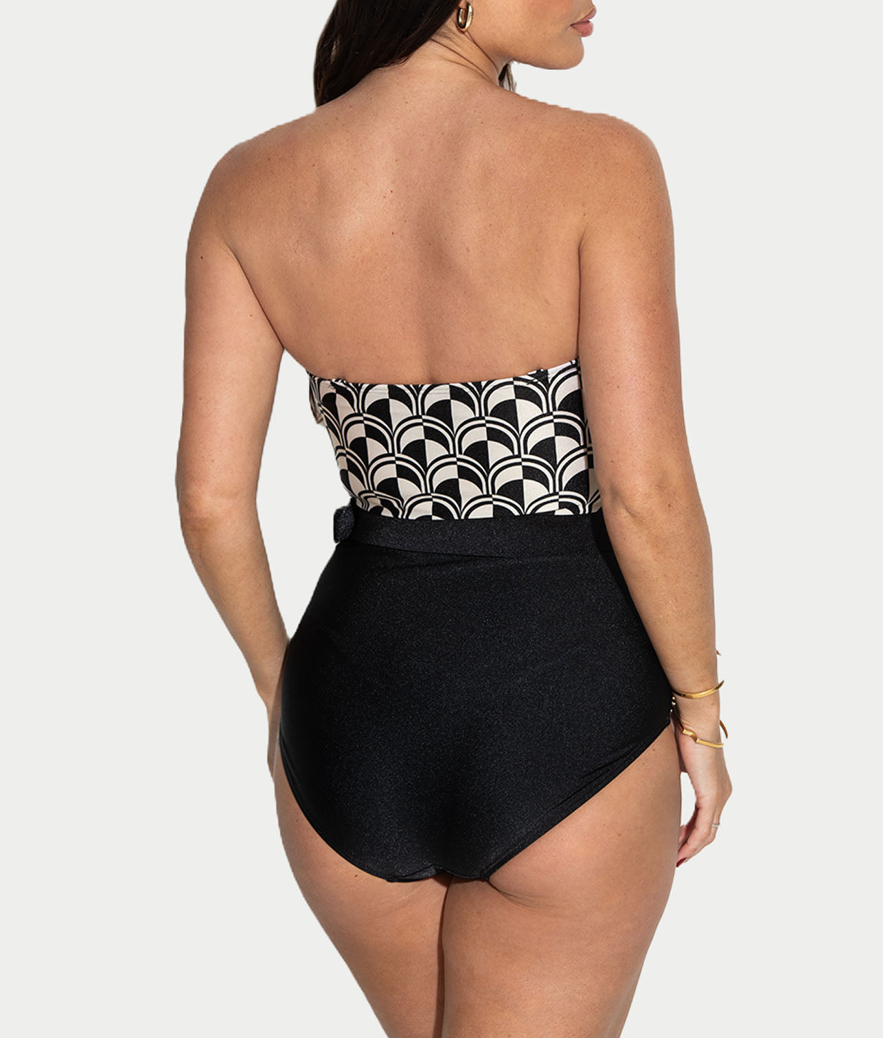 Casablanca Belted Control Strapless One-Piece thumbnail 2