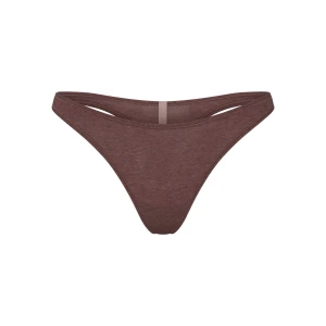 EVERYDAY COTTON THONG | COCOA HEATHER