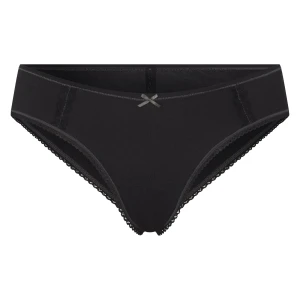LIGHTWEIGHT COTTON LACE HIPSTER | SOOT TONAL