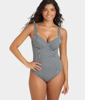 Gingham Paloma Underwire Balcony One-Piece