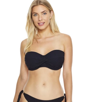 Ottawa Twist Underwire Bandeau Bikini Top
