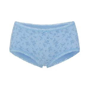 LIGHTWEIGHT COTTON LACE BOY SHORT | SURF DAINTY FLORAL PRINT