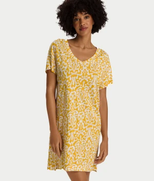Sleep and Lounge V-Neck Cotton And TENCEL™ Nightgown