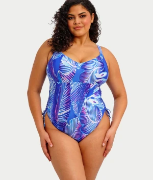 Plus Size Maluku Island Wire-Free One-Piece