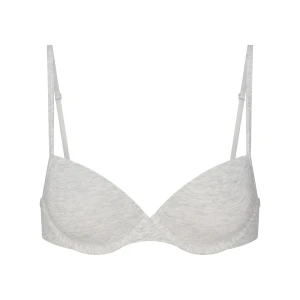 EVERYDAY COTTON T-SHIRT BRA | LIGHT HEATHER GREY