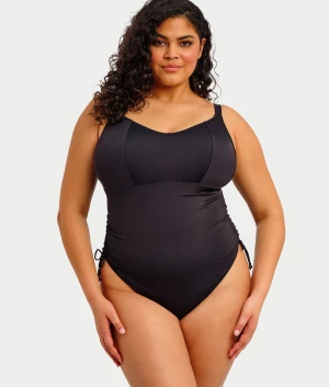 Plus Size Plain Sailing Wire-Free One-Piece