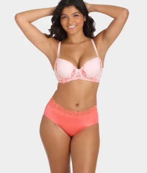 Shine Brief With Lace