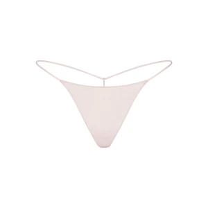ULTRA FINE MESH STRING THONG | BARELY PINK