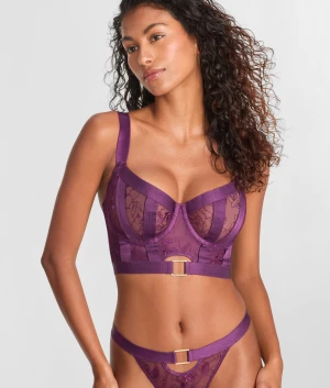 Embroidery Longline Bra