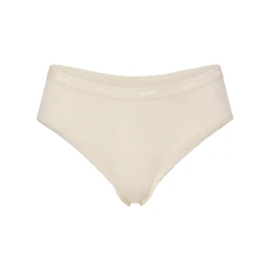 LIGHTWEIGHT COTTON LOGO PICOT HIPSTER | BUTTER TONAL