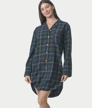 Camp Collar Woven Sleep Shirt