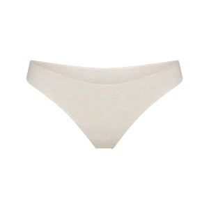 LIGHTWEIGHT COTTON THONG | OATMEAL HEATHER