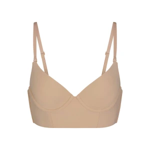 FITS EVERYBODY LOW BACK LONGLINE BRA | CLAY