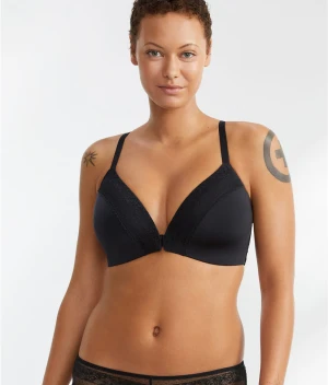 The Wire-Free Front-Close Bra with Lace