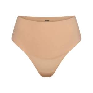 SMOOTHING INTIMATES HIGH-WAISTED THONG | CLAY