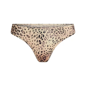 FITS EVERYBODY DIPPED FRONT THONG | SAND MULTI ANIMAL