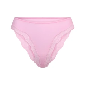FITS EVERYBODY LACE TANGA | BUBBLE GUM TONAL
