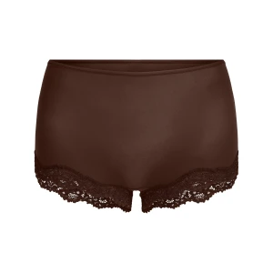 FITS EVERYBODY LACE BOY SHORT | ESPRESSO