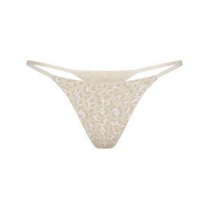 LIGHTWEIGHT COTTON STRING THONG | DELTA LEOPARD