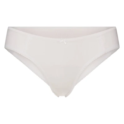 LIGHTWEIGHT COTTON LACE HIPSTER | SNOW
