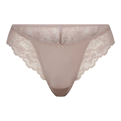 SKIMS LACE BIKINI | FAWN
