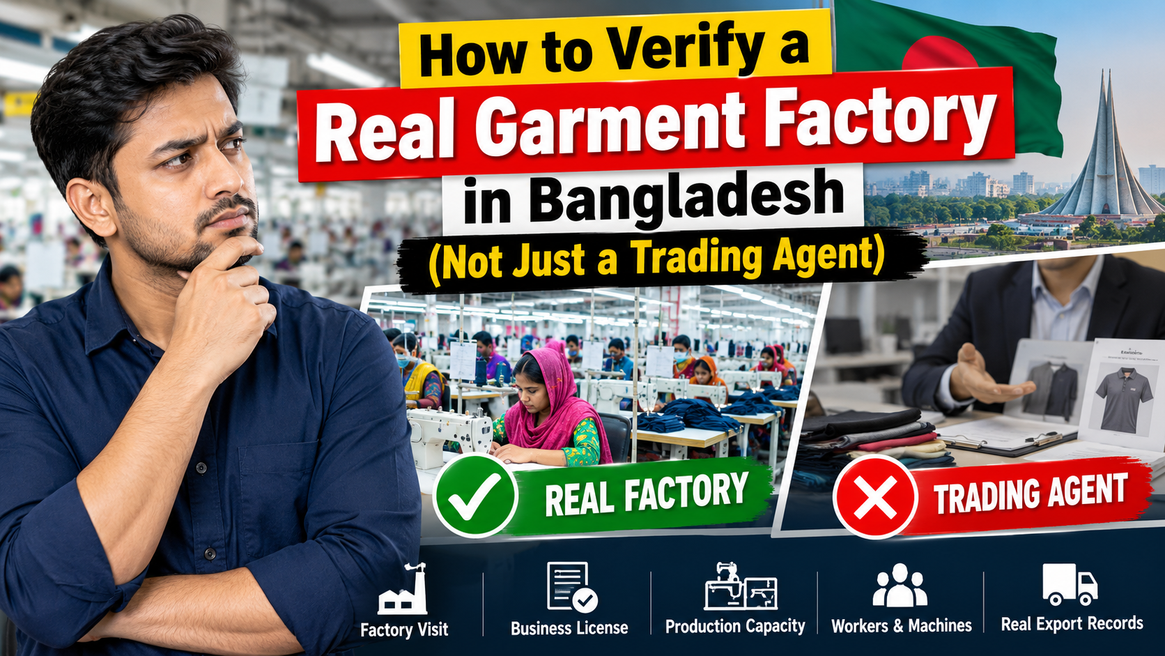 How to Verify a Real Garment Factory in Bangladesh (Not Just a Trading Agent)