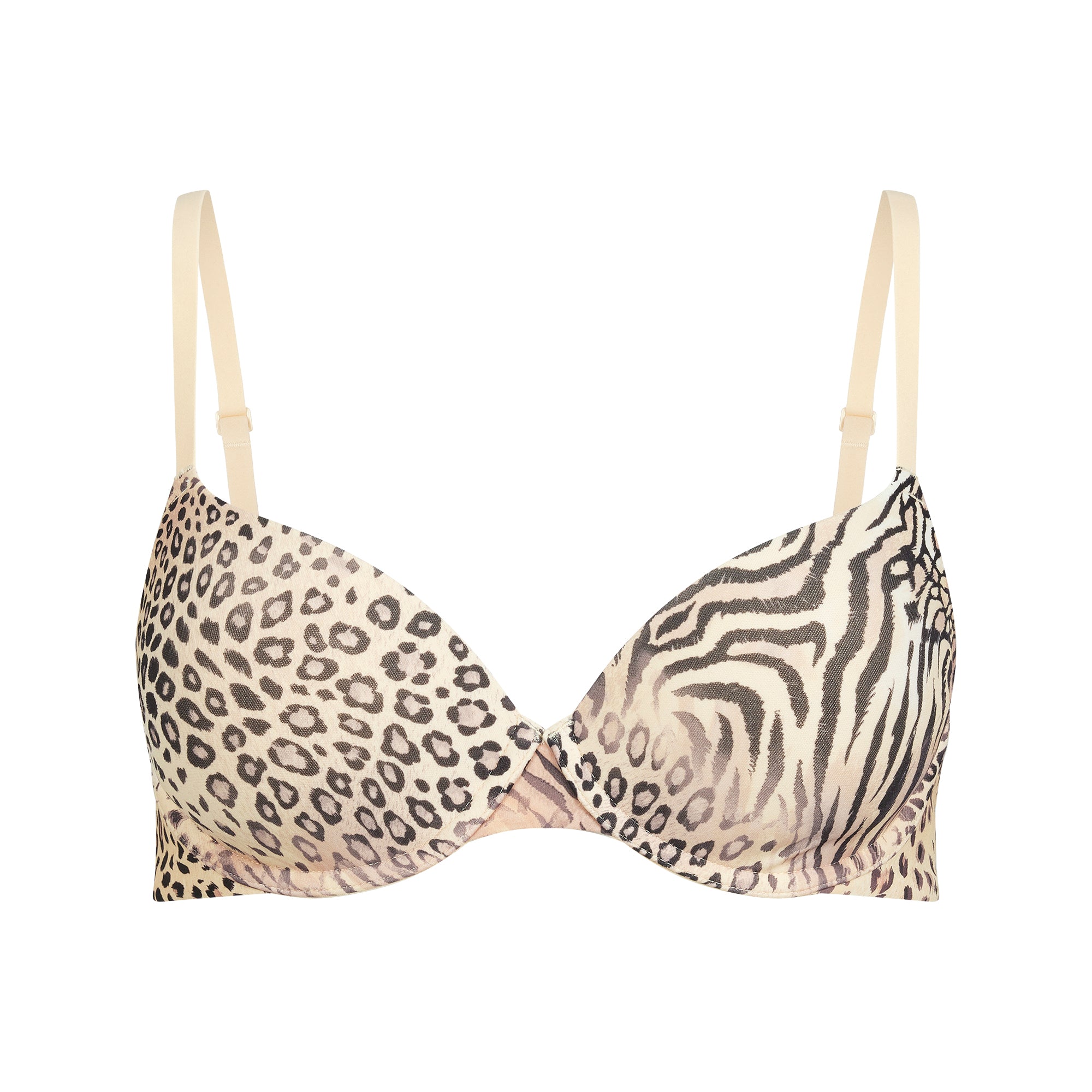 FITS EVERYBODY T-SHIRT BRA | SAND MULTI ANIMAL