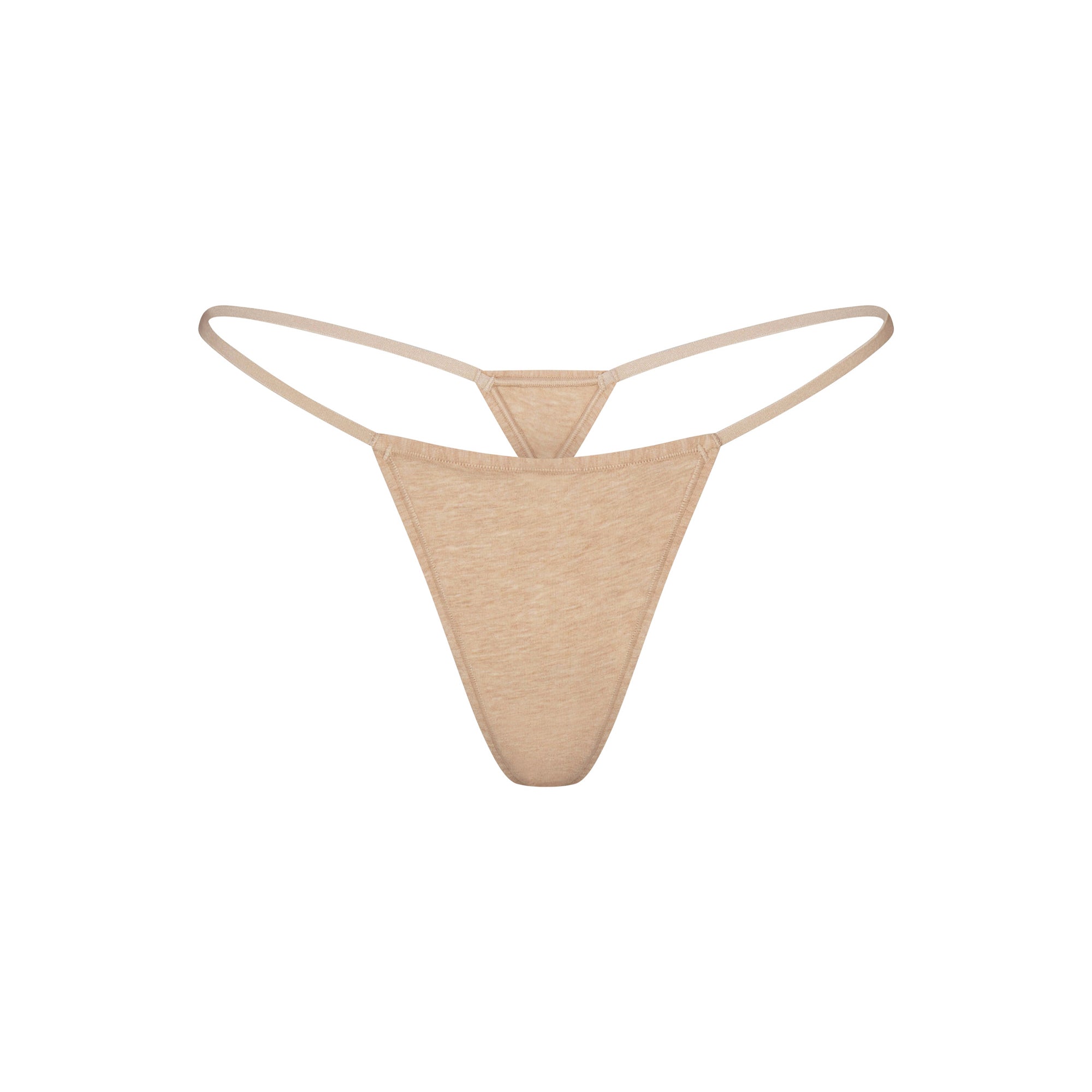 EVERYDAY COTTON STRING THONG | CLAY HEATHER