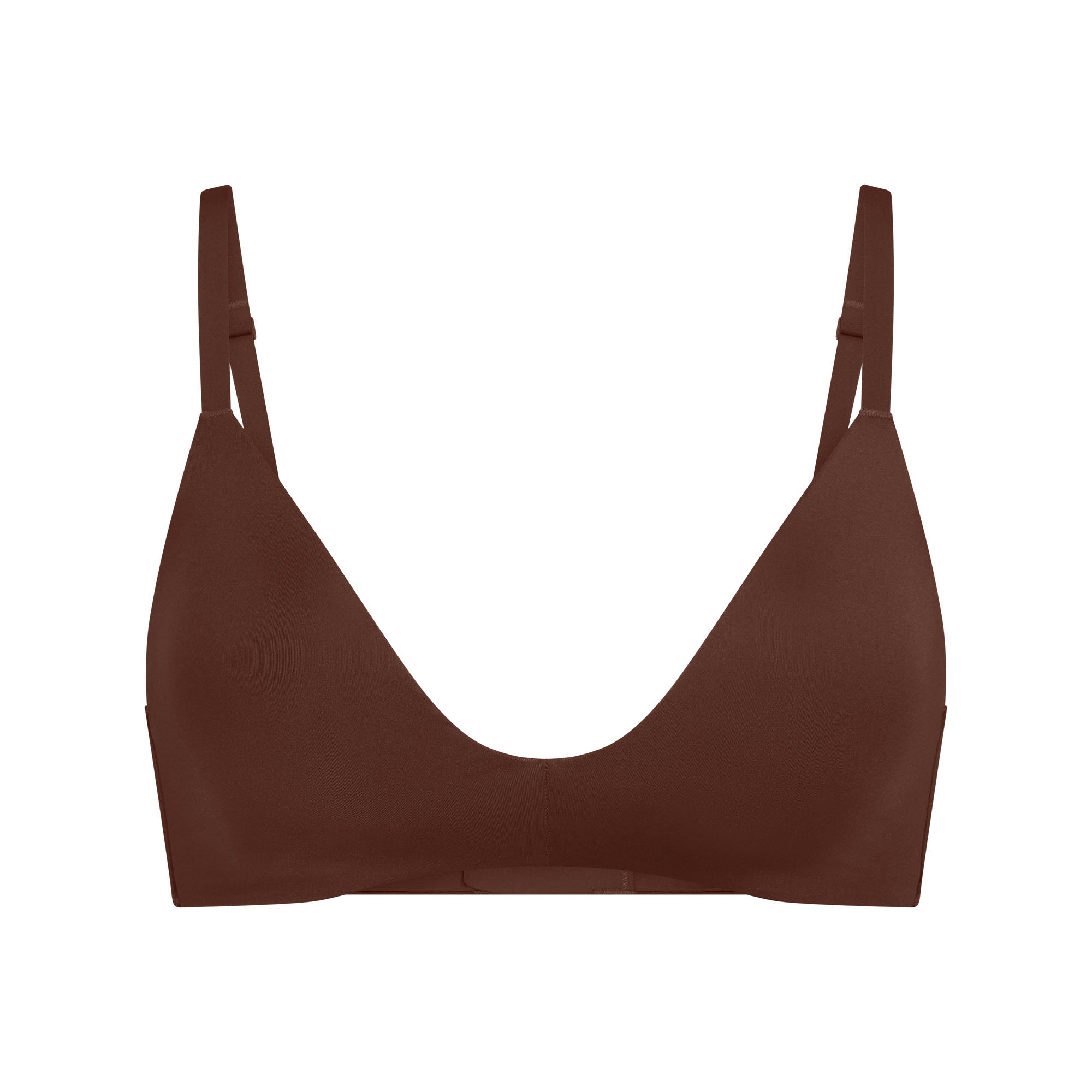 WIRELESS FORM T-SHIRT DEMI BRA | COCOA