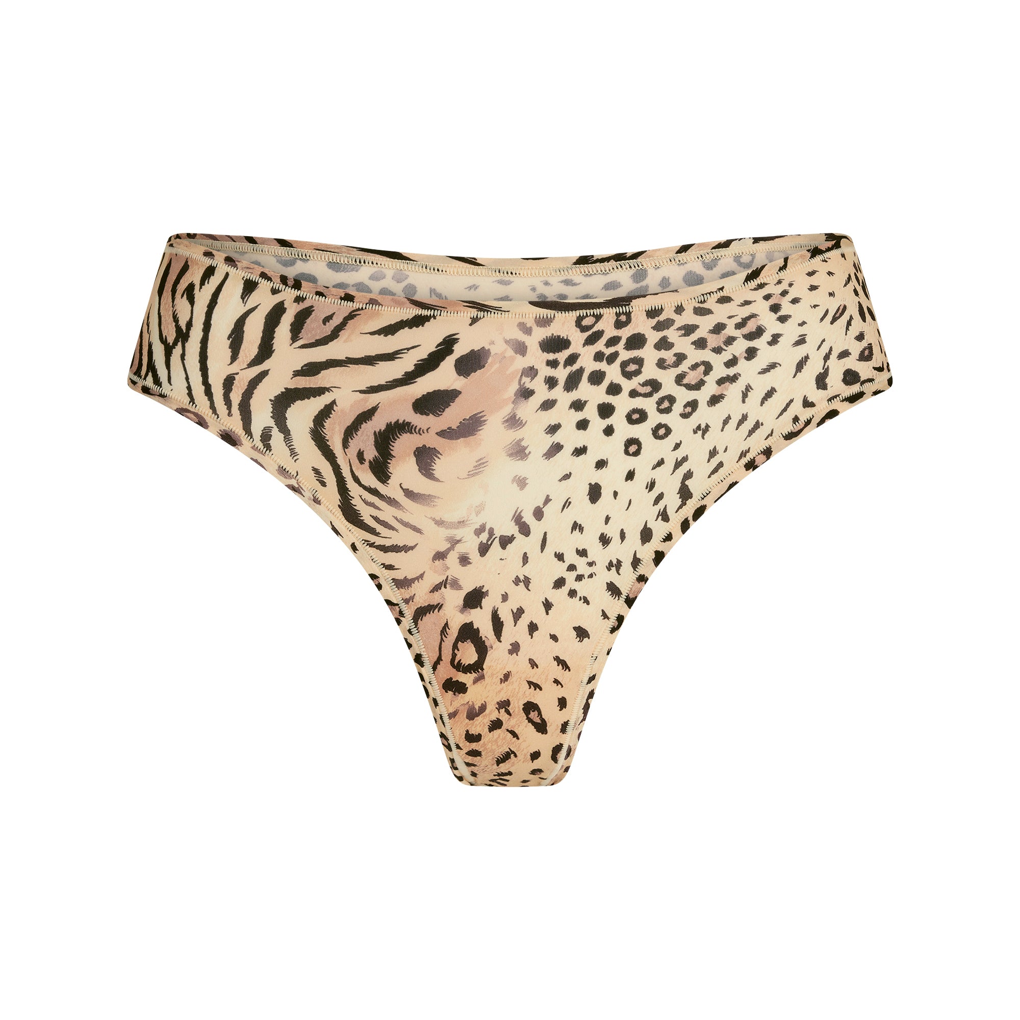 FITS EVERYBODY THONG | SAND MULTI ANIMAL
