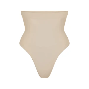 SEAMLESS SCULPT HIGH-WAISTED THONG | SAND
