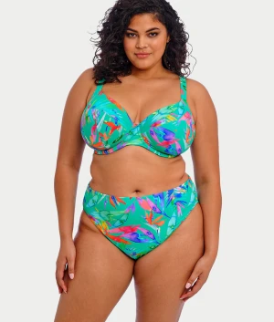 Plus Size Toyama Tides Mid Rise Bikini Bottom